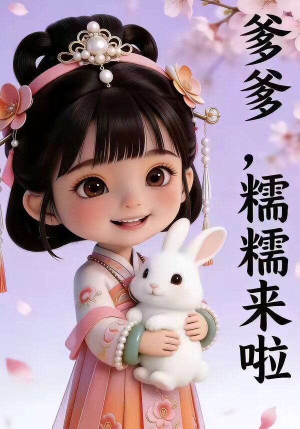 《爹爹，糯糯来啦》