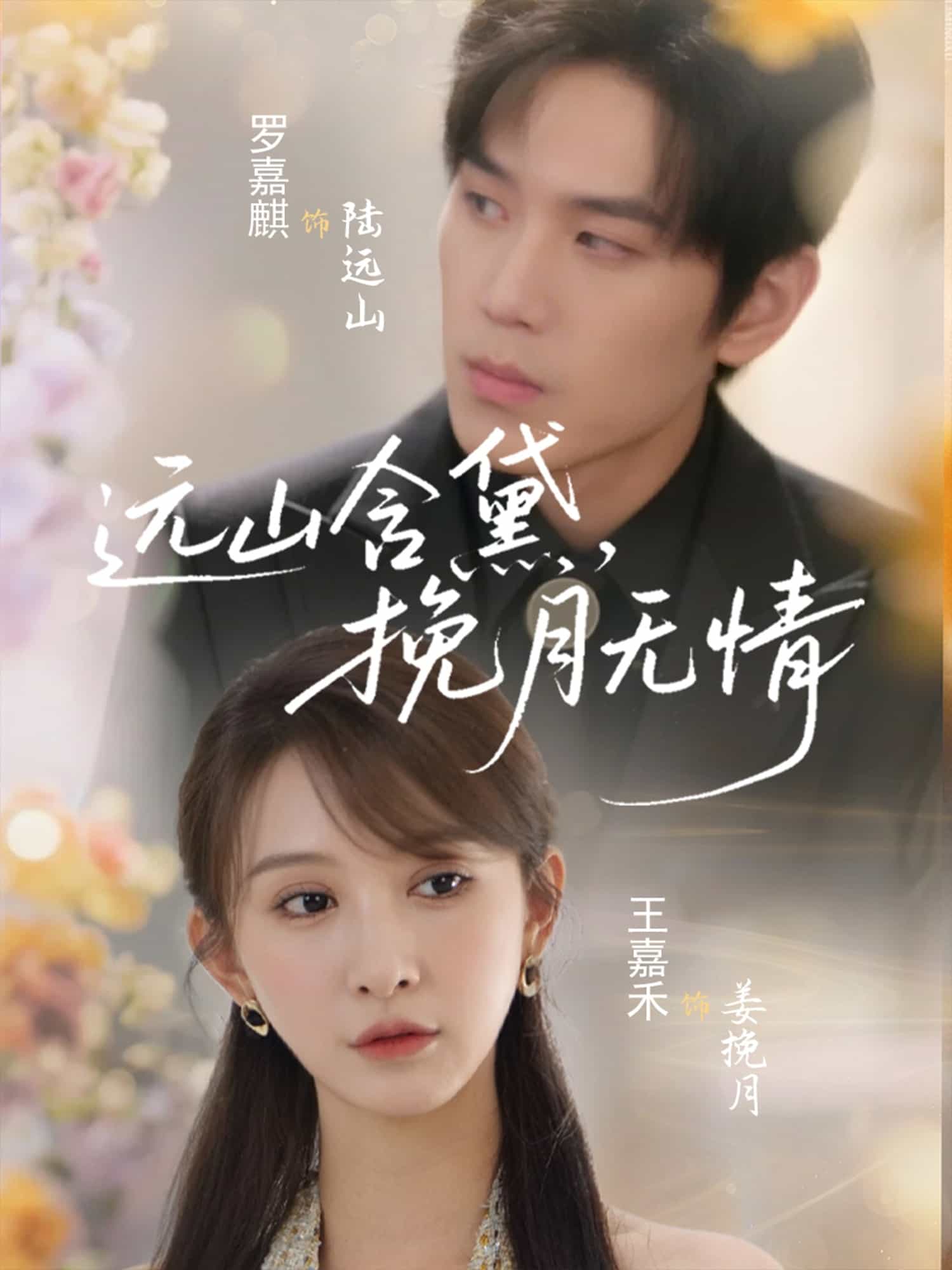 《远山含黛，挽月无情》